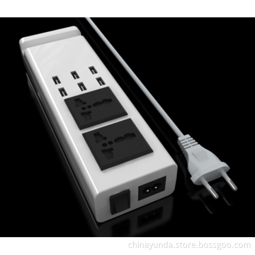 6 Port USB Charger with EU UK US socket